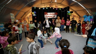 Hatay’da afeti yaşayan çocuklar ramazan etkinlikleriyle eğlenceli vakit geçiriyor
