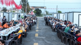 Yakutiye Belediyesi, Hatay’daki depremzedelere iftar verdi