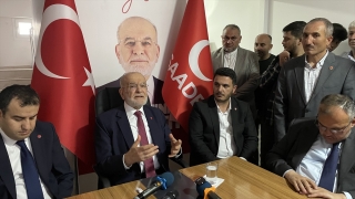 Saadet Partisi Genel Başkanı Karamollaoğlu, Mersin’de partililerle bayramlaştı