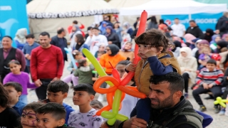 Kahramanmaraş’ta depremzede çocuklar 23 Nisan etkinliğinde eğlendi