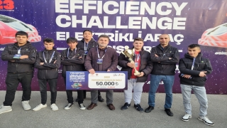 Antalya’da öğrencilerin tasarladığı elektrikli araç TEKNOFEST kapsamındaki yarışlarda Türkiye üçüncüsü oldu