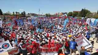 TÜRKİŞ Genel Başkanı Atalay, Adana’da 1 Mayıs etkinliğinde konuştu: