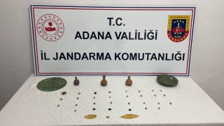 Adana’da tarihi eser niteliğinde 38 obje ele geçirildi