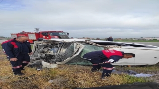 Burdur’da şarampole devrilen otomobilin sürücüsü öldü