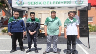 Antalya’da engelli öğrencilere temsili asker eğlencesi yapıldı