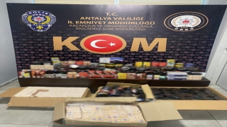 Antalya’da kaçakçılık operasyonu