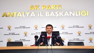 AK Parti Antalya İl Başkanı Ali Çetin seçim sonuçlarını değerlendirdi: