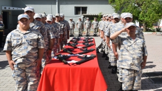 Mersin’de engelliler temsili askerlik yaptı