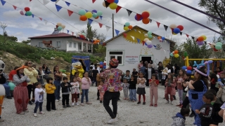Kahramanmaraş’ta depremzede çocuklar oyun festivalinde moral buldu