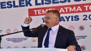Kepez Ayten Çağıran Çok Programlı Meslek Lisesi Spor Salonu’nun temeli atıldı