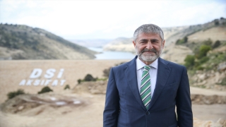 Hazine ve Maliye Bakanı Nureddin Nebati, Aksıfat Barajı’nda incelemelerde bulundu: