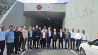 KozanYahyalı kara yolundaki iki tünel açıldı