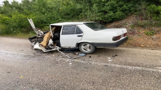 Adana’da kamyona çarpan otomobilin sürücüsü yaralandı
