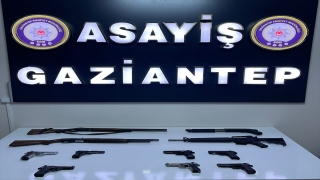 Gaziantep’te şampiyonluk kutlamalarında havaya ateş açan 11 şüpheli yakalandı