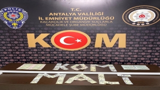 Antalya’da sahte para operasyonunda 4 zanlı tutuklandı