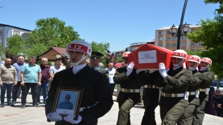 Afşin’de hayatını kaybeden Kore gazisi son yolculuğuna uğurlandı