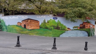 Gaziantep’te elektrik panoları ve bina duvarları sanatsal görünümle yenileniyor