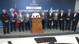 Bakan Yerlikaya Hatay’da Afet Koordinasyon Toplantısı’nın ardından açıklama yaptı:
