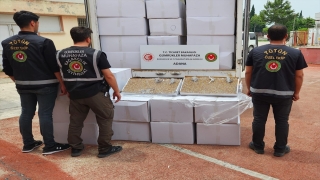 Adana’da 1,1 milyon kaçak makaron ele geçirildi