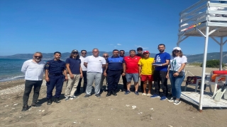 Kumluca’da yüzme alanları denetlendi