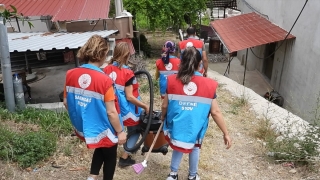 Samandağ’da yaşlı ve engelli depremzedelere temizlik ve kişisel bakım hizmeti