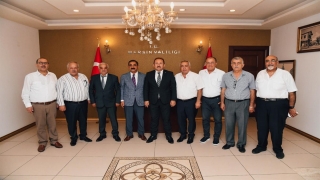 Mersin Esnaf ve Sanatkarlar Odaları Birliğinden, Vali Pehlivan’a ziyaret