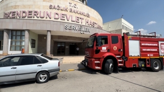 Hatay’da hastanenin tomografi bölümünde çıkan yangın söndürüldü