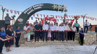 Anamur’da Devlet Bahçeli Sahil Parkı’nın ikinci etabı açıldı