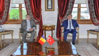 Romanya’nın Ankara Büyükelçisi Ştefan Tinca’dan Vali Elban’a ziyaret