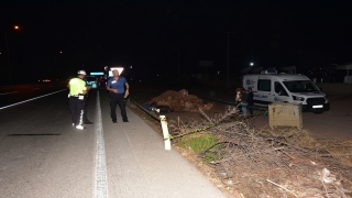 Antalya’da şarampole devrilen motosikletin sürücüsü öldü