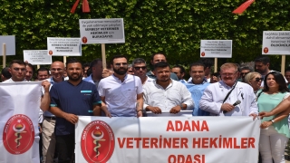 Veterinerlerden 1 günlük klinik kapatma eylemi