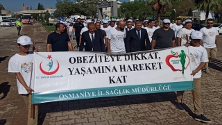 Osmaniye’de sağlıklı yaşam için yürüyüş düzenlendi