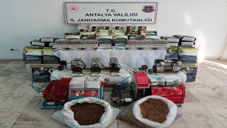 Antalya’da kaçak sigara operasyonunda 1 kişi yakalandı