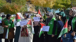 Kahramanmaraş’ta Filistin’e destek gösteri düzenlendi