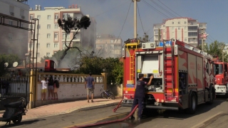 Antalya’da müstakil bir evde çıkan yangın söndürüldü