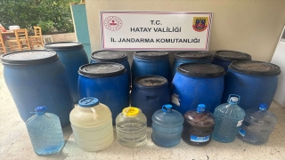 Hatay’da 350 litre sahte içki ele geçirildi