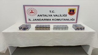 Antalya’da kaçak sigara, tütün ve makaron ele geçirildi