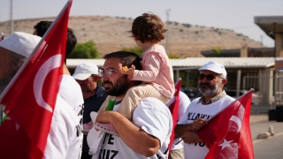 Kayseri’den başlayan Filistin’e destek yürüyüşü Hatay’da tamamlandı