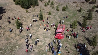 Aksu’da 100 fidan toprakla buluştu