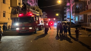 Alanya’da evde çıkan yangın hasara neden oldu