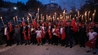 Mersin’de Cumhuriyet’in 100. yılında Yörük çadırlarına Türk bayrağı ve meşalelerle yürüyüş yapıldı