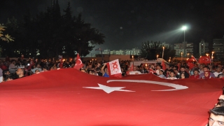 Mersin’de Cumhuriyet’in 100. yılı dolayısıyla fener alayı düzenlendi