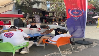 Antalya’da şehit aileleri ve gazilerden ”100. yıl” kan bağışı