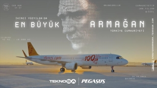 Pegasus yolcularına Atatürk’ün sesiyle sürpriz yaptı