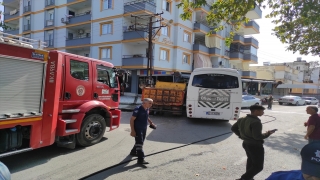 Hatay’da öğrenci servisi ile kamyonun çarpışması sonucu 1 kişi yaralandı