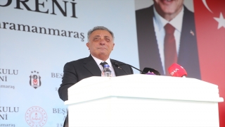 Beşiktaş Başkanı Çebi, Kahramanmaraş’ta Beşiktaş İlkokulu’nun açılışında konuştu