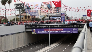 Adana’da Şakirpaşa Alt Geçidi hizmete girdi