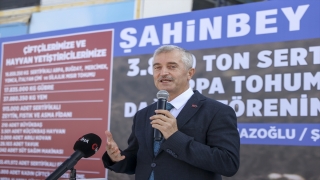 Gaziantep’te çiftçilere 3 bin 800 ton tohum ve gübre desteği verildi