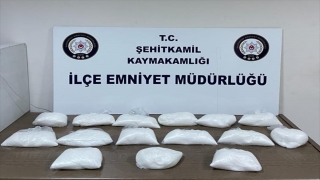 Gaziantep’te 14 kilo 950 gram metamfetamin ele geçirildi