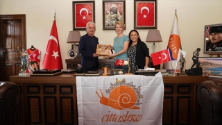 Cittaslow Genel Sekreteri Oliveti’den ”sakin şehir” ünvanlı Finike’ye ziyaret